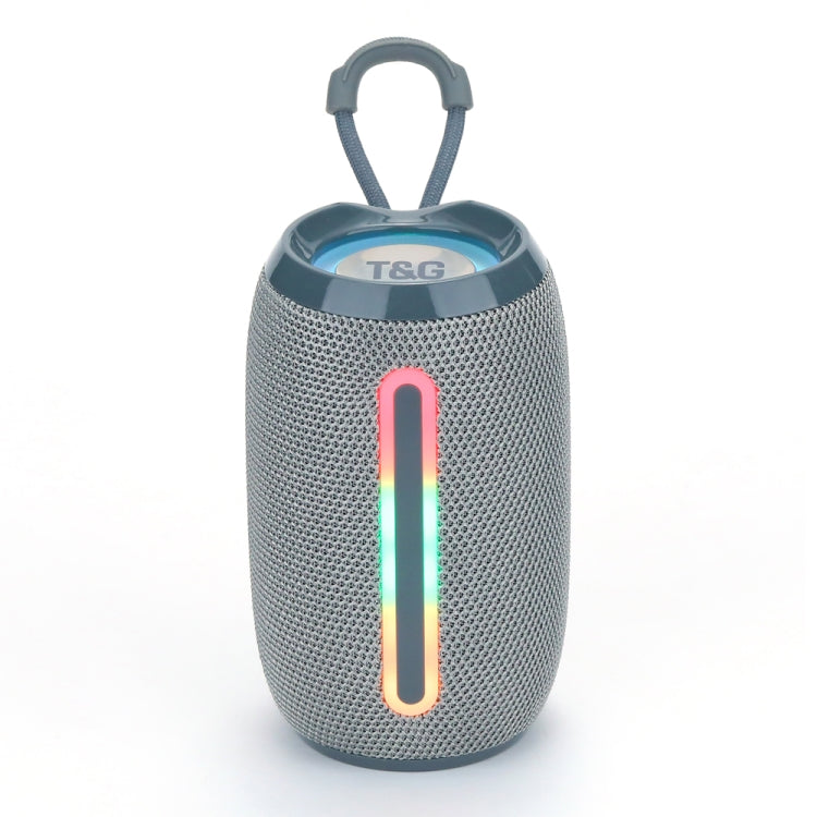 T&G TG653 TWS LED Mini Portable Wireless Stereo Sound Outdoor Speaker(Gery) - Mini Speaker by T&G | Online Shopping South Africa | PMC TechLife | Buy Now Pay Later Mobicred