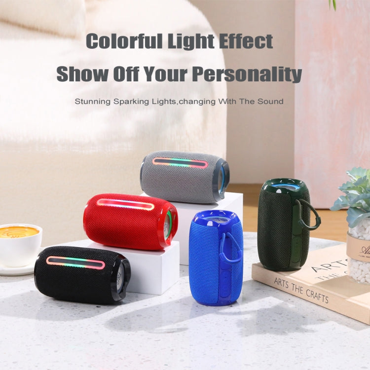T&G TG653 TWS LED Mini Portable Wireless Stereo Sound Outdoor Speaker(Gery) - Mini Speaker by T&G | Online Shopping South Africa | PMC TechLife | Buy Now Pay Later Mobicred