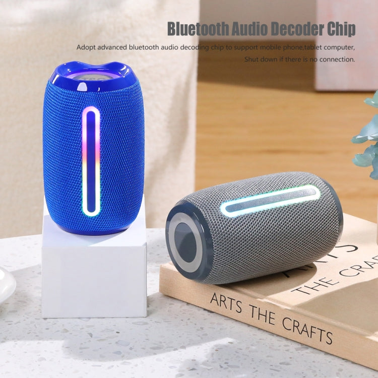 T&G TG653 TWS LED Mini Portable Wireless Stereo Sound Outdoor Speaker(Dark Green) - Mini Speaker by T&G | Online Shopping South Africa | PMC TechLife | Buy Now Pay Later Mobicred