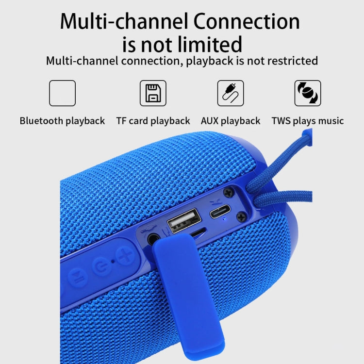 T&G TG653 TWS LED Mini Portable Wireless Stereo Sound Outdoor Speaker(Gery) - Mini Speaker by T&G | Online Shopping South Africa | PMC TechLife | Buy Now Pay Later Mobicred