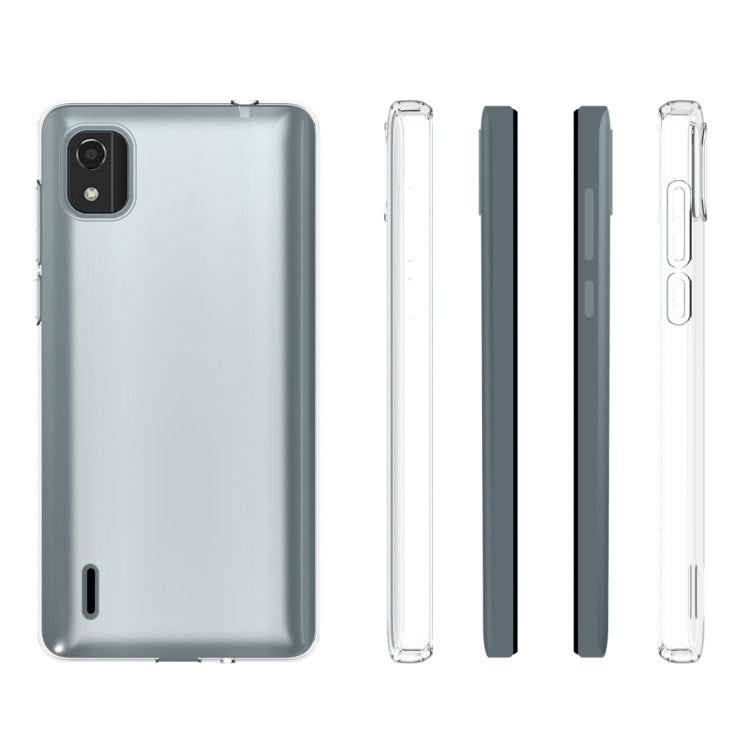 For Nokia C2 2nd Edition Waterproof Texture TPU Phone Case(Transparent) - free shipping - PMC TechLife - Order now!
