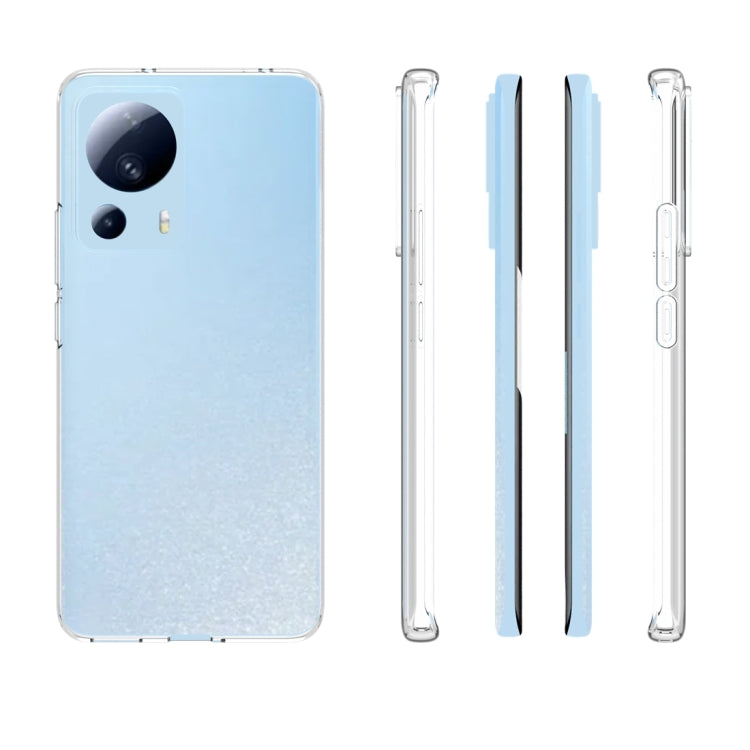 For Xiaomi 13 Lite 5G / Civi 2 5G Waterproof Texture TPU Phone Case(Transparent) - free shipping - PMC TechLife - Order now!