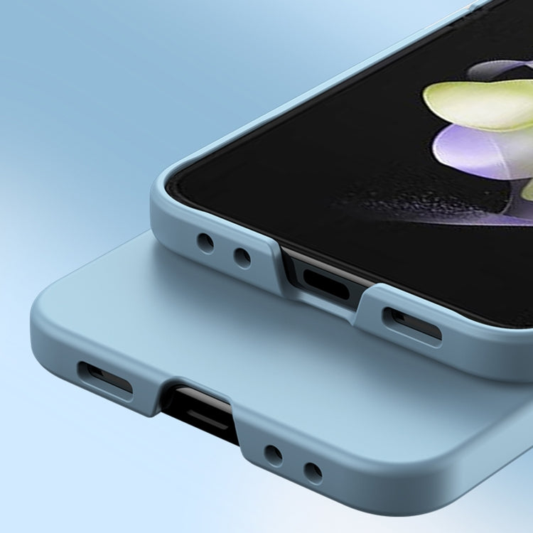 For Samsung Galaxy Z Flip5 Skin Feel PC Phone Case with Hinge(Blue) - free shipping - PMC TechLife - Order now!