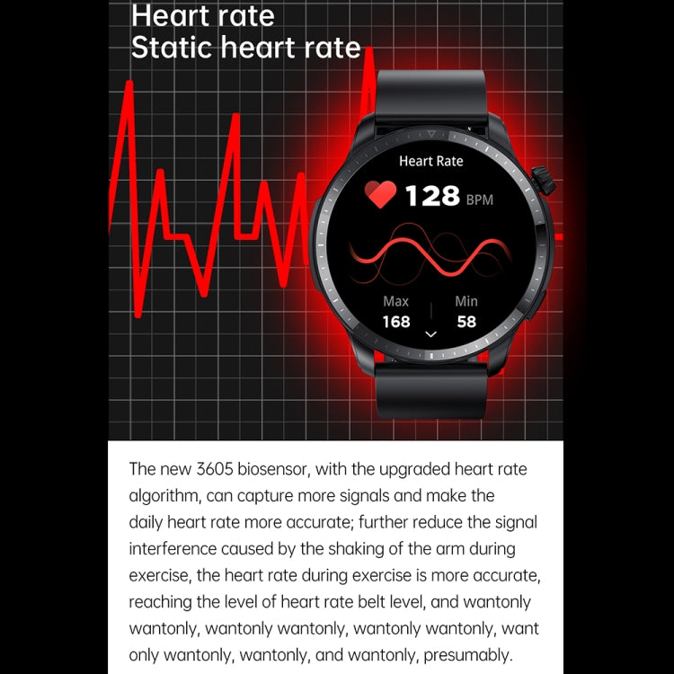 T52 1.39 inch IP67 Waterproof Leather Band Smart Watch Supports Bluetooth Call / Blood Oxygen / Body Temperature Monitoring(Black) -  by PMC TechLife | Online Shopping South Africa | PMC TechLife