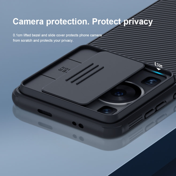 For Huawei P60 Pro / P60 NILLKIN CamShield Pro PC Phone Case(Black) - free shipping - PMC TechLife - Order now!