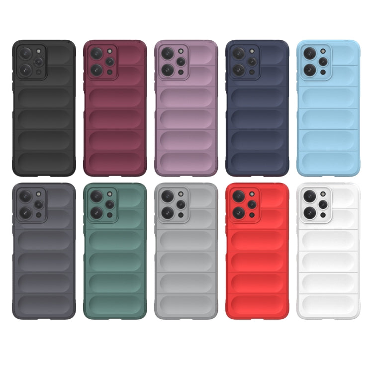 For Xiaomi Redmi 12 4G Magic Shield TPU + Flannel Phone Case(Wine Red) - free shipping - PMC TechLife - Order now!