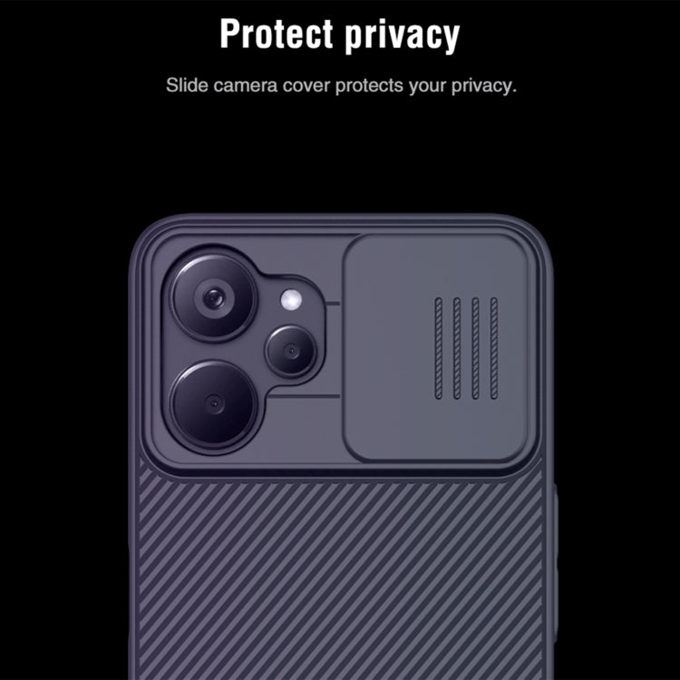 For Realme 9i 5G / 10 5G / 10T 5G NILLKIN Black Mirror Series Camshield PC Phone Case(Blue) - Realme Cases by NILLKIN | Online Shopping South Africa | PMC TechLife | Buy Now Pay Later Mobicred
