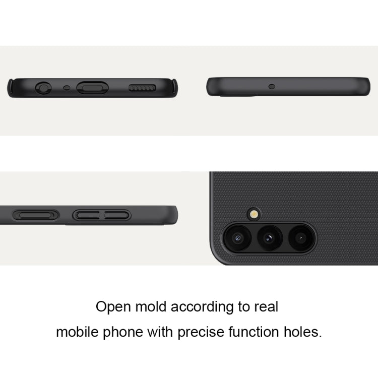 For Samsung Galaxy A24 4G NILLKIN Frosted PC Phone Case(Black) - Galaxy Phone Cases by NILLKIN | Online Shopping South Africa | PMC TechLife