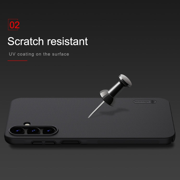 For Samsung Galaxy A25 NILLKIN Frosted PC Phone Case(Black) - Galaxy Phone Cases by NILLKIN | Online Shopping South Africa | PMC TechLife