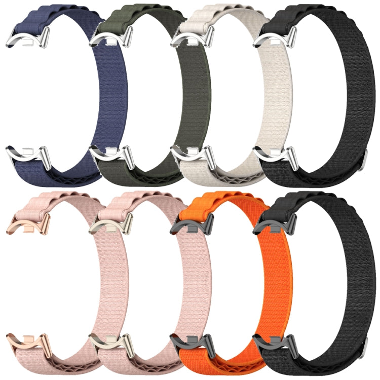 For Xiaomi Smart Band 10 / 9 / 8 Mijobs Nylon Breathable Watch Band(Grey Silver) - free shipping - PMC TechLife - Order now!