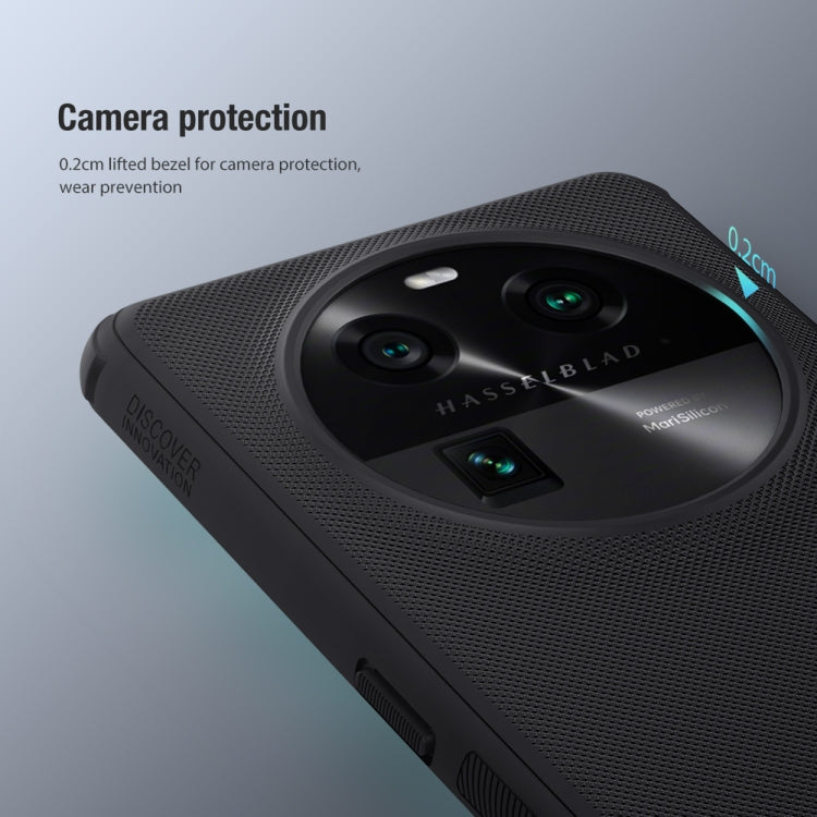 For OPPO Find X6 NILLKIN Frosted Shield Pro PC + TPU Phone Case(Green) - OPPO Cases by NILLKIN | Online Shopping South Africa | PMC TechLife | Buy Now Pay Later Mobicred