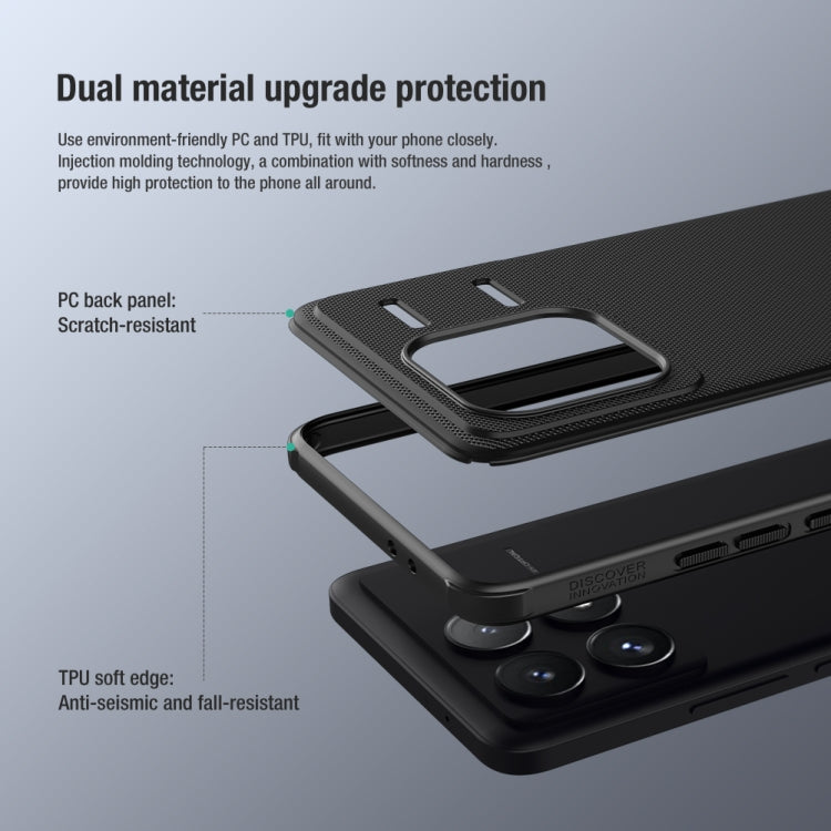For Xiaomi Redmi K70 / K70 Pro NILLKIN Frosted Shield Pro PC + TPU Phone Case(Blue) - free shipping - PMC TechLife - Order now!