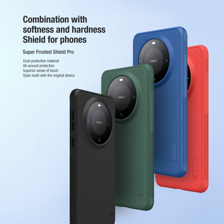 For Huawei Mate 60 NILLKIN Frosted Shield Pro PC + TPU Phone Case(Blue) - Huawei Cases by NILLKIN | Online Shopping South Africa | PMC TechLife | Buy Now Pay Later Mobicred