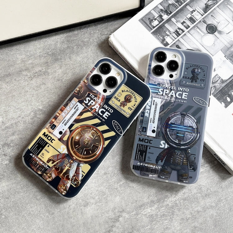 For iPhone 11 Dual-side IMD Astronaut Frosted Phone Case(Blue Grey) - free shipping - PMC TechLife - Order now!