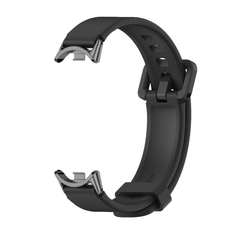 For Xiaomi Mi Band 8 / 9 / 9 NFC Mijobs Silicone Breathable Watch Band(Black) - Watch Bands by MIJOBS | Online Shopping South Africa | PMC TechLife | Buy Now Pay Later Mobicred