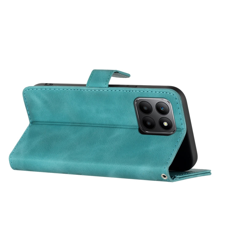 For Honor 70 Lite Line Pattern Skin Feel Leather Phone Case(Light Blue) - Honor Cases by PMC TechLife | Online Shopping South Africa | PMC TechLife