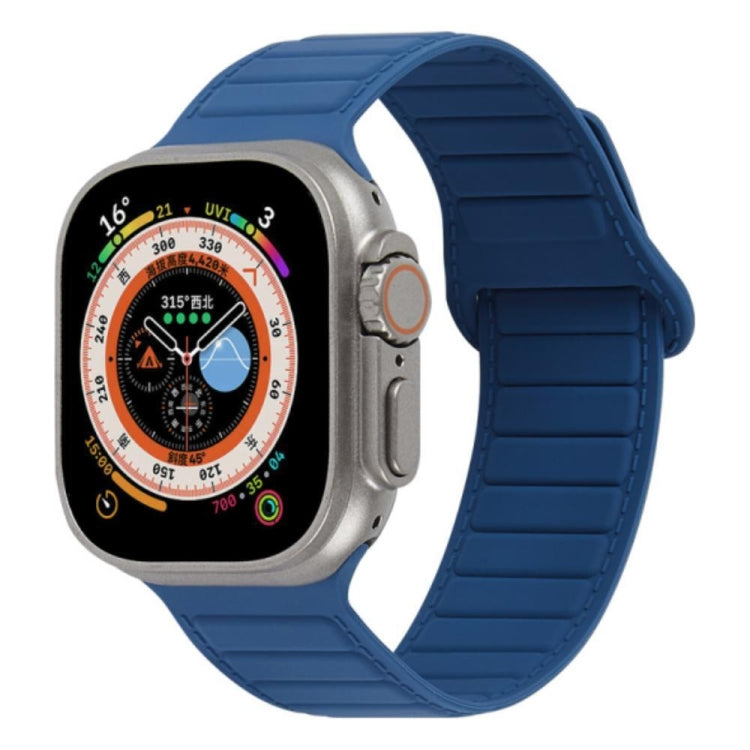 For Apple Watch SE 2022 40mm Loop Magnetic Silicone Watch Band(Midnight Blue) - Watch Bands by PMC TechLife | Online Shopping South Africa | PMC TechLife