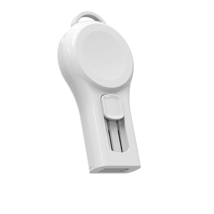 USB Portable Wireless Magnetic Suction Charger(White) - Charger / Holder by PMC TechLife | Online Shopping South Africa | PMC TechLife