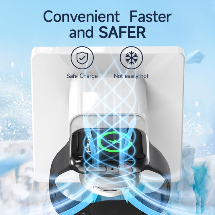 USB Portable Wireless Magnetic Suction Charger(White) - Charger / Holder by PMC TechLife | Online Shopping South Africa | PMC TechLife