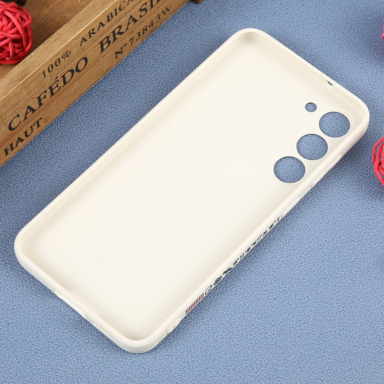 For Samsung Galaxy S10 Astronaut Pattern Silicone Straight Edge Phone Case(Flying Astronaut-White) - free shipping - PMC TechLife - Order now!