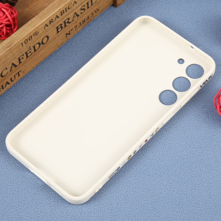 For Samsung Galaxy A73 5G Astronaut Pattern Silicone Straight Edge Phone Case(Lovely Astronaut-White) - free shipping - PMC TechLife - Order now!