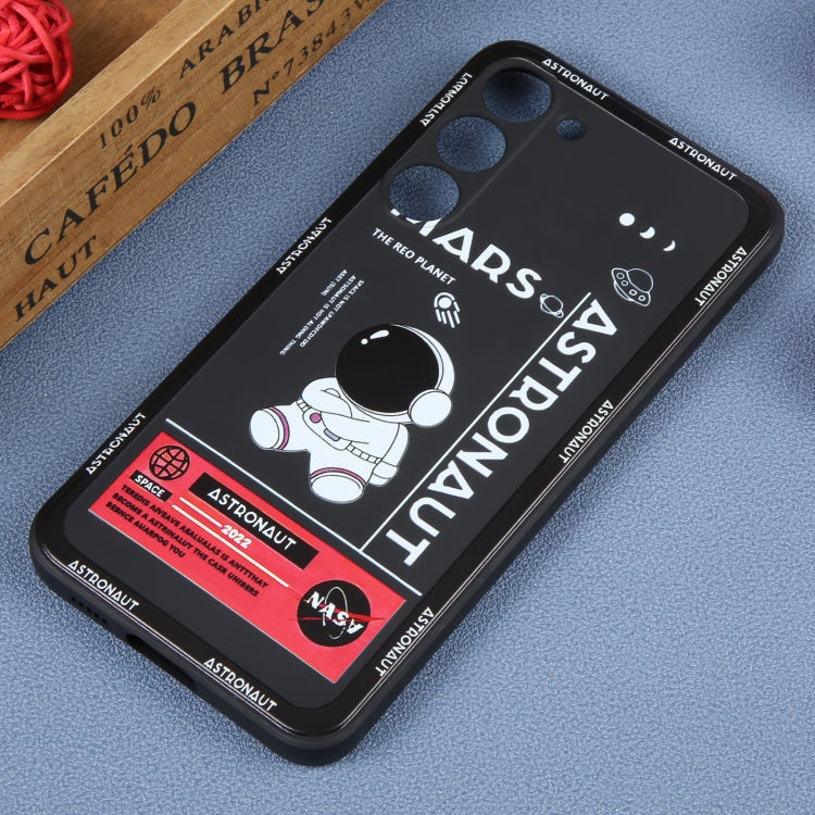 For Samsung Galaxy A03 164mm Astronaut Pattern Silicone Straight Edge Phone Case(Mars Astronaut-Black) - free shipping - PMC TechLife - Order now!