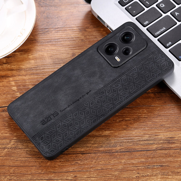 For Xiaomi Redmi Note 12 Turbo / Poco F5 AZNS 3D Embossed Skin Feel Phone Case(Black) - free shipping - PMC TechLife - Order now!