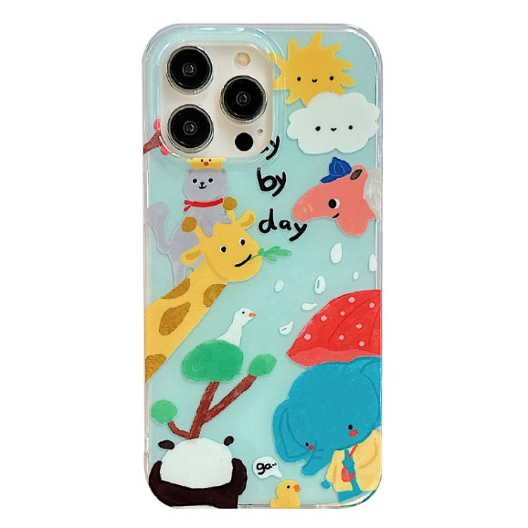 For iPhone 12 Pro IMD Cute Animal Pattern Phone Case(Giraffe) - free shipping - PMC TechLife - Order now!