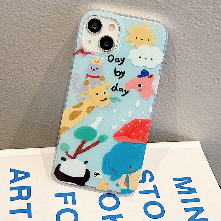 For iPhone 12 Pro IMD Cute Animal Pattern Phone Case(Giraffe) - free shipping - PMC TechLife - Order now!