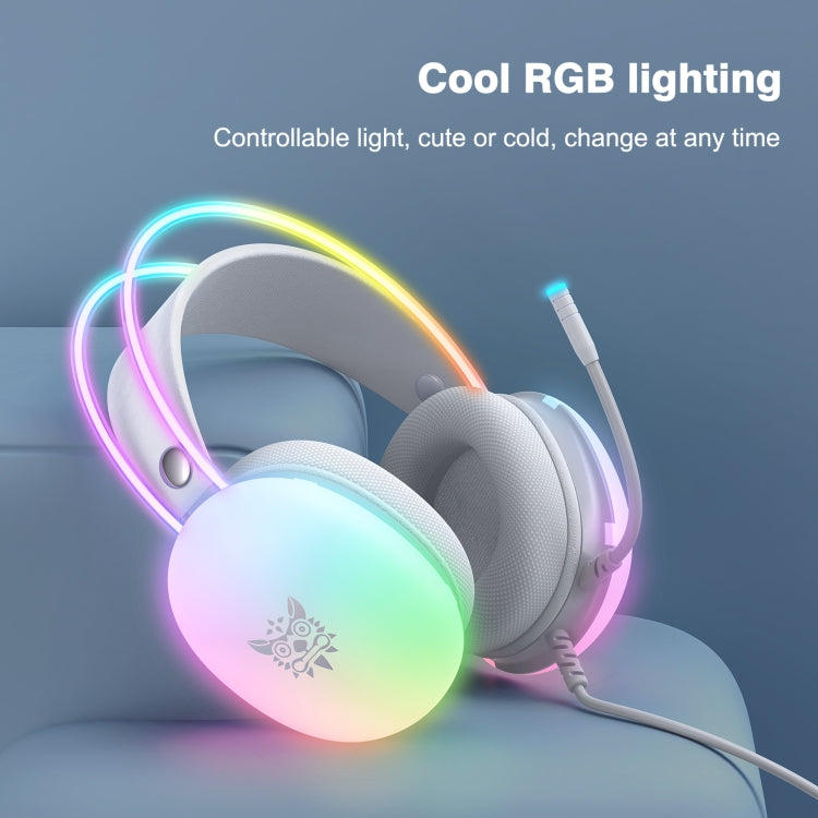 X25 RGB Wired Gaming Headset(Grey) - Multimedia Headset by PMC TechLife | Online Shopping South Africa | PMC TechLife