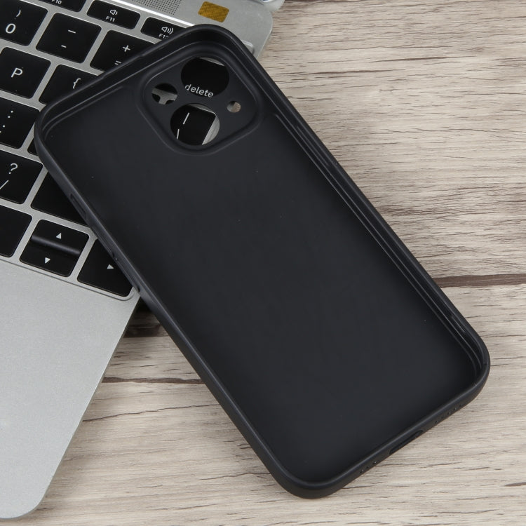 For iPhone 14 Plus Milk Tea Astronaut Pattern Liquid Silicone Phone Case(Ivory Black) - free shipping - PMC TechLife - Order now!