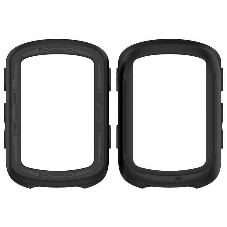 For Garmin Edge 840 / Edge 540 Stopwatch Armor Silicone Protective Case(Black) - Watch Cases by PMC TechLife | Online Shopping South Africa | PMC TechLife