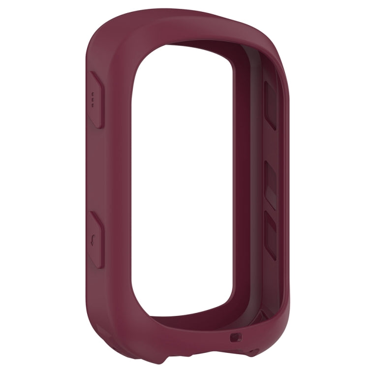 For Garmin Edge 840 / Edge 540 Stopwatch Armor Silicone Protective Case(Wine Red) - Watch Cases by PMC TechLife | Online Shopping South Africa | PMC TechLife