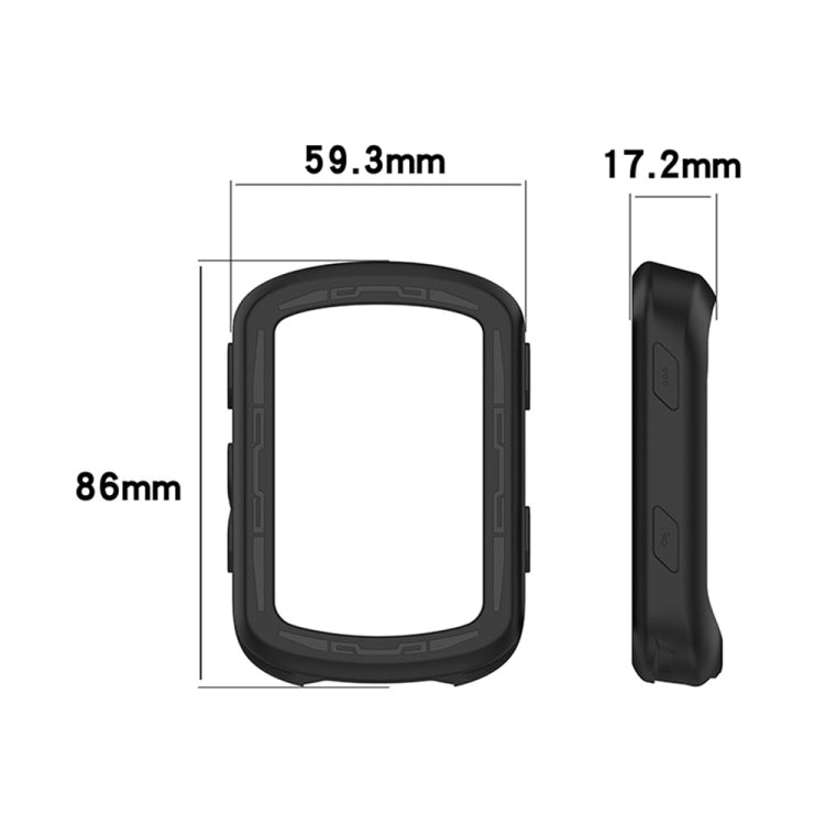 For Garmin Edge 840 / Edge 540 Stopwatch Armor Silicone Protective Case(Red) - Watch Cases by PMC TechLife | Online Shopping South Africa | PMC TechLife