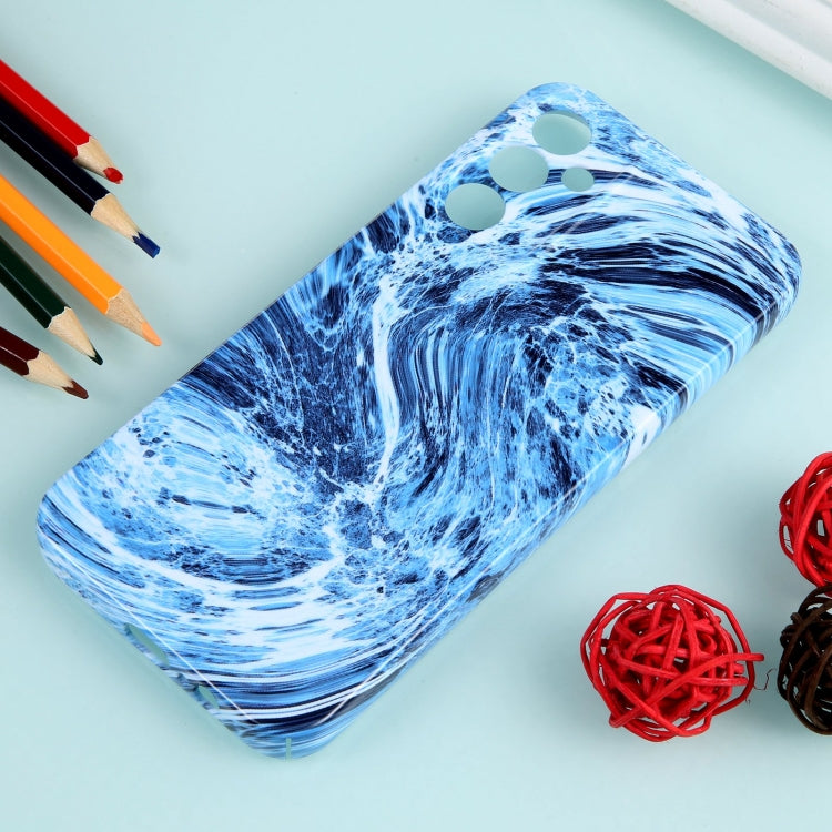 For Samsung Galaxy S22+ 5G Marble Pattern Phone Case(Navy Blue White) - free shipping - PMC TechLife - Order now!