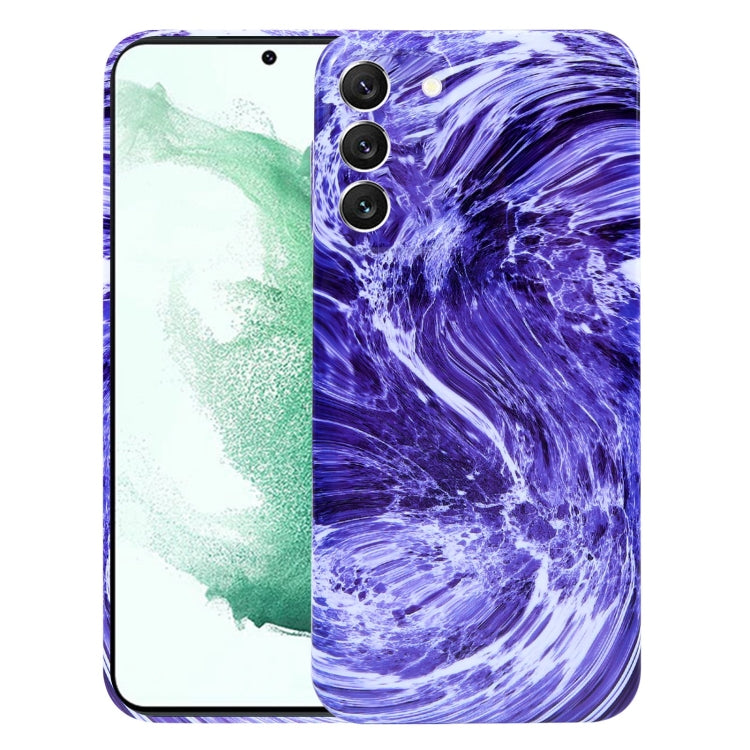 For Samsung Galaxy S22+ 5G Marble Pattern Phone Case(Purple White) - free shipping - PMC TechLife - Order now!