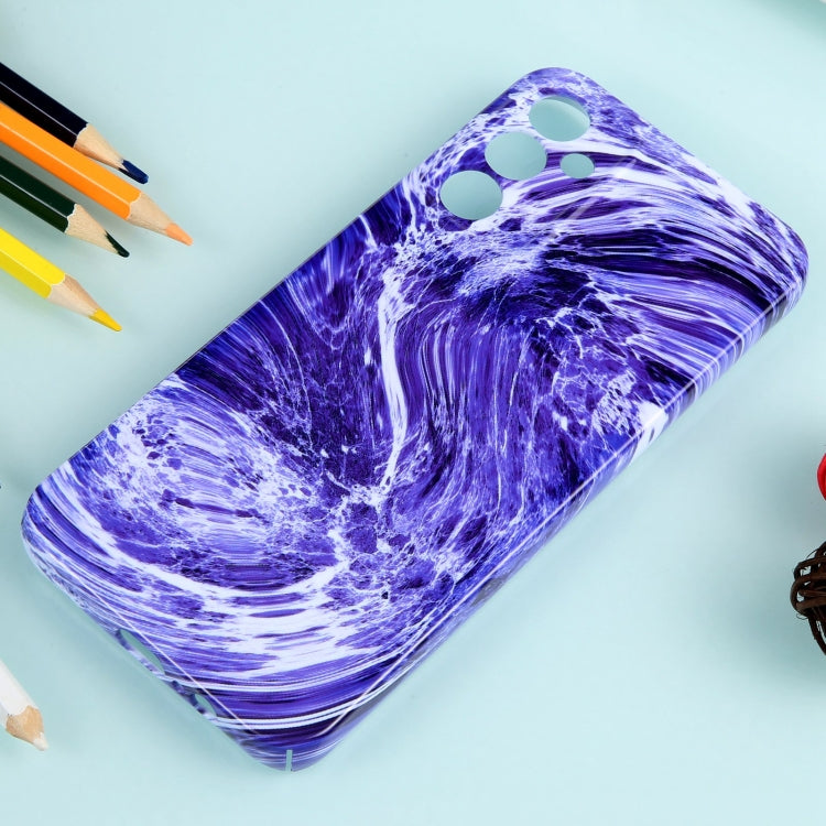 For Samsung Galaxy S22+ 5G Marble Pattern Phone Case(Purple White) - free shipping - PMC TechLife - Order now!