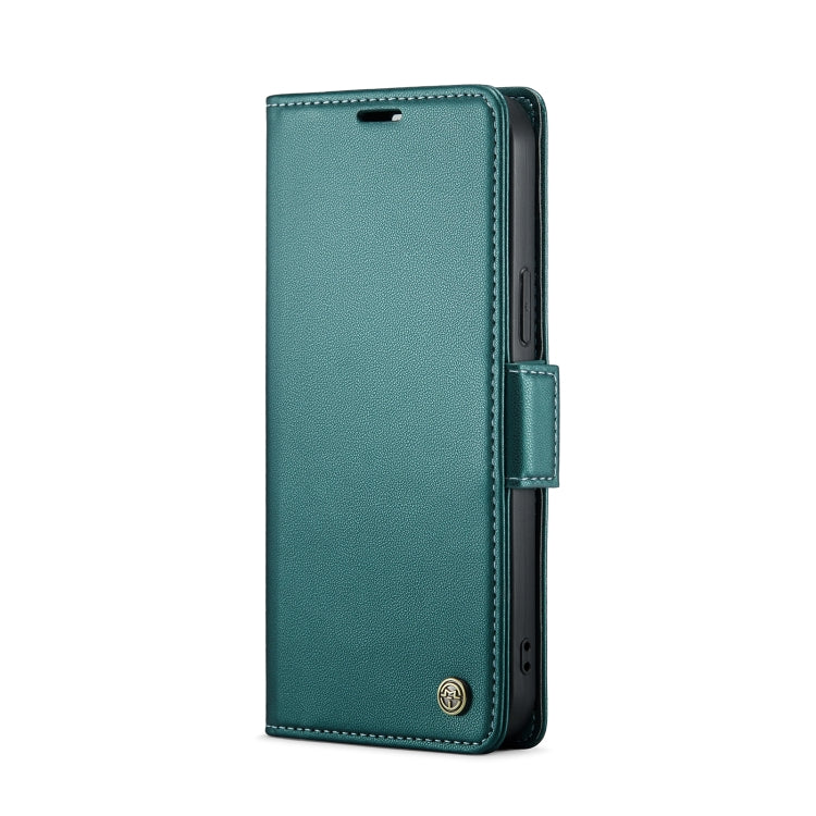 For iPhone 14 Pro CaseMe 023 Butterfly Buckle Litchi Texture RFID Anti-theft Leather Phone Case(Pearly Blue) - iPhone 14 Pro Cases by CaseMe | Online Shopping South Africa | PMC TechLife