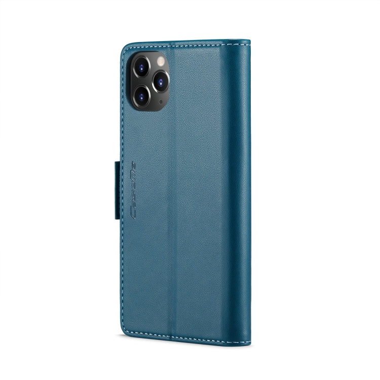 For iPhone 11 Pro CaseMe 023 Butterfly Buckle Litchi Texture RFID Anti-theft Leather Phone Case(Blue) - iPhone 11 Pro Cases by CaseMe | Online Shopping South Africa | PMC TechLife | Buy Now Pay Later Mobicred