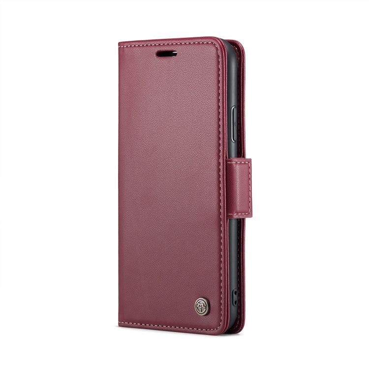 For iPhone 11 Pro Max CaseMe 023 Butterfly Buckle Litchi Texture RFID Anti-theft Leather Phone Case(Wine Red) - iPhone 11 Pro Max Cases by CaseMe | Online Shopping South Africa | PMC TechLife | Buy Now Pay Later Mobicred