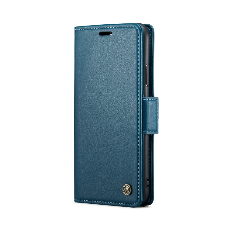 For iPhone 11 Pro Max CaseMe 023 Butterfly Buckle Litchi Texture RFID Anti-theft Leather Phone Case(Blue) - iPhone 11 Pro Max Cases by CaseMe | Online Shopping South Africa | PMC TechLife | Buy Now Pay Later Mobicred