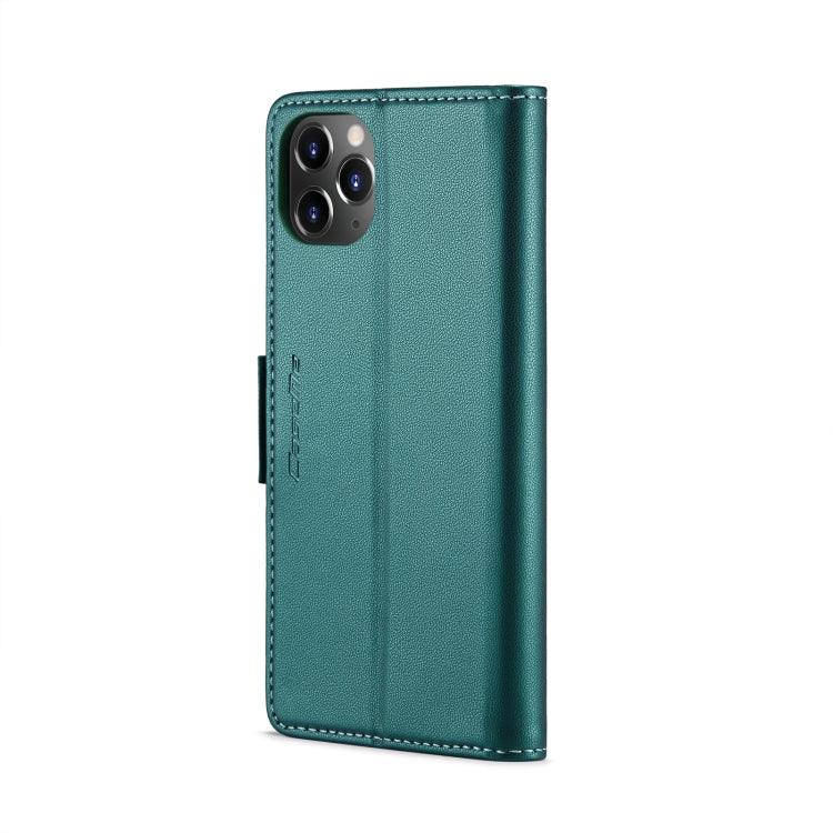 For iPhone 11 Pro Max CaseMe 023 Butterfly Buckle Litchi Texture RFID Anti-theft Leather Phone Case(Pearly Blue) - iPhone 11 Pro Max Cases by CaseMe | Online Shopping South Africa | PMC TechLife | Buy Now Pay Later Mobicred