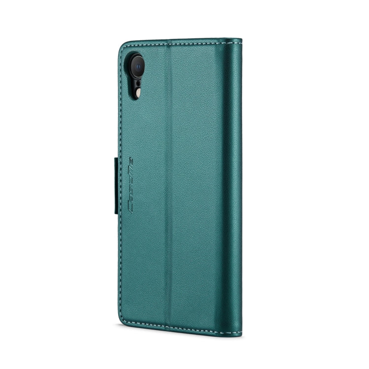 For iPhone XR CaseMe 023 Butterfly Buckle Litchi Texture RFID Anti-theft Leather Phone Case(Pearly Blue) - More iPhone Cases by CaseMe | Online Shopping South Africa | PMC TechLife