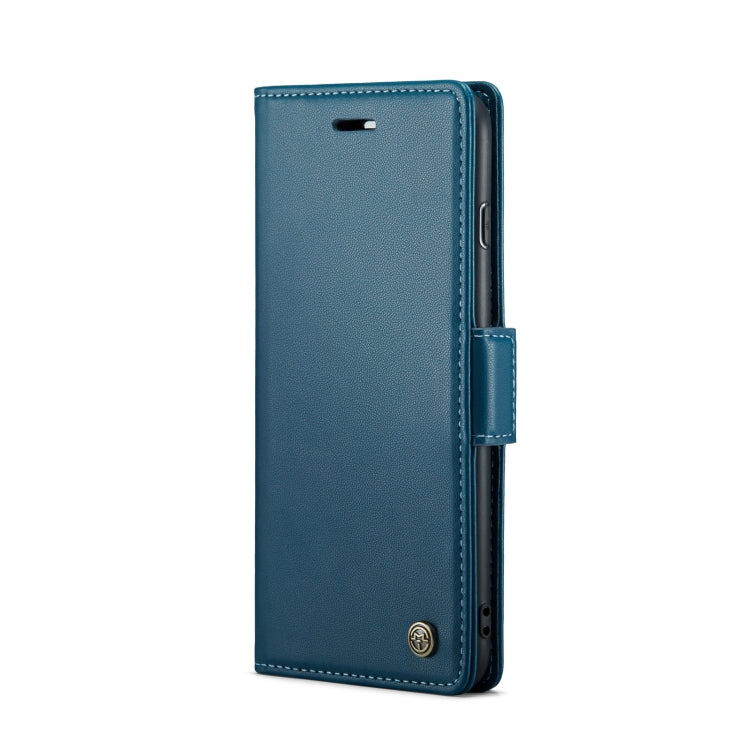 For iPhone 6 Plus/7 Plus/8 Plus CaseMe 023 Butterfly Buckle Litchi Texture RFID Anti-theft Leather Phone Case(Blue) - More iPhone Cases by CaseMe | Online Shopping South Africa | PMC TechLife | Buy Now Pay Later Mobicred