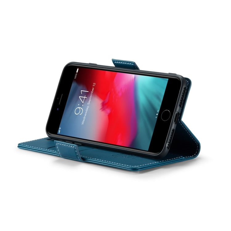 For iPhone 6 Plus/7 Plus/8 Plus CaseMe 023 Butterfly Buckle Litchi Texture RFID Anti-theft Leather Phone Case(Blue) - More iPhone Cases by CaseMe | Online Shopping South Africa | PMC TechLife | Buy Now Pay Later Mobicred