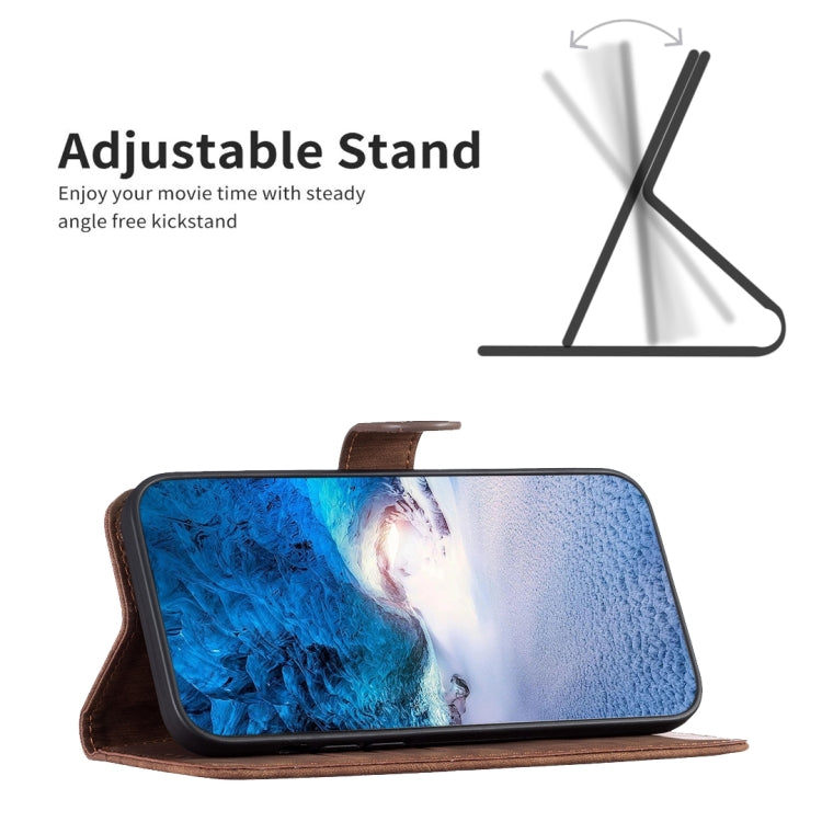 For iPhone 11 Plaid Embossed Leather Phone Case(Brown) - free shipping - PMC TechLife - Order now!