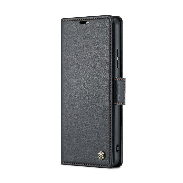 For Xiaomi 11T / 11T Pro CaseMe 023 Butterfly Buckle Litchi Texture RFID Anti-theft Leather Phone Case(Black) - free shipping - PMC TechLife - Order now!