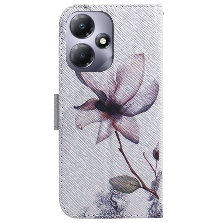 For Infinix Hot 30 Play Coloured Drawing Flip Leather Phone Case(Magnolia) - free shipping - PMC TechLife - Order now!