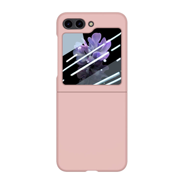 For Samsung Galaxy Z Flip5 Fuel Injection Integrated PC Skin Feel Phone Case(Pink) - free shipping - PMC TechLife - Order now!
