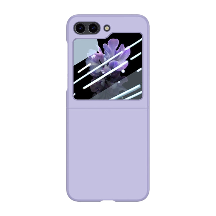 For Samsung Galaxy Z Flip5 Fuel Injection Integrated PC Skin Feel Phone Case(Purple) - free shipping - PMC TechLife - Order now!